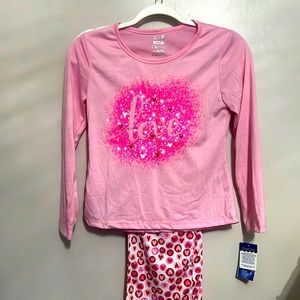 NWT Girls 2pc Pijama Set Max and Olivia Size 10/12 L